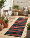 Urban Terrace Collection Area Rug -  Courtyard Runner Multi  lifestyle 70
