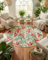 Outdoor Marrakesh Collection Area Rug -  Midelt Round Multi  lifestyle 51