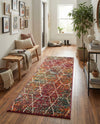 Trellis Mosaic Collection Area Rug - Arborville (Multi) Runner Multi  lifestyle 43