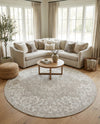 Urban Oasis Rugs Collection Area Rug -  Penthouse (Gray) Round Gray  lifestyle 79