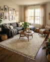 Cozy Cove Shag Collection Area Rug -  Harbor Rectangle Ivory  lifestyle 16