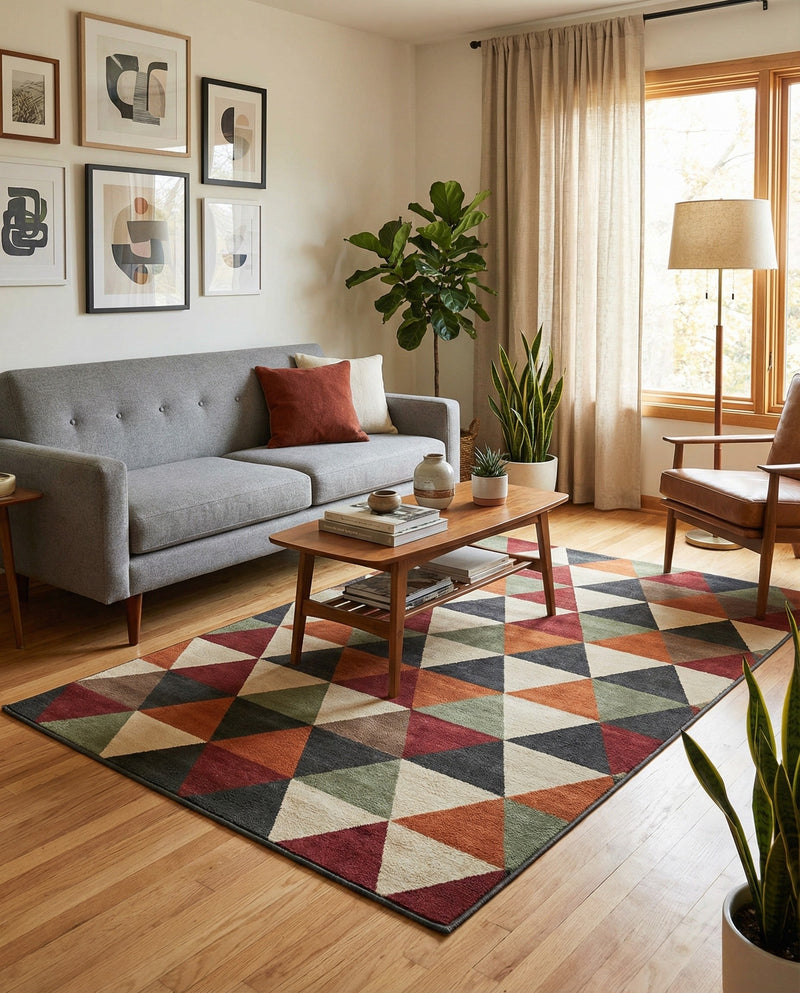 Seville Elegance Collection Area Rug -  Malaga Rectangle Multi  lifestyle 30