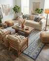 Metro Heights Collection Area Rug -  Chelsea Rectangle Blue  lifestyle 13
