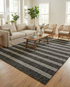 Urban Oasis Rugs Collection Area Rug -  District (Charcoal) Rectangle Charcoal  lifestyle 35