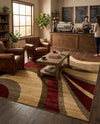 Bistro Lounge Collection Area Rug -  Frappe Rectangle Beige  lifestyle 14