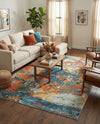 Colorburst Oasis Collection Area Rug -  Chroma Rectangle Multi  lifestyle 13