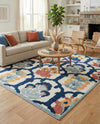 Caribbean Terrace Collection Area Rug -  Dominica Rectangle Ivory  lifestyle 11