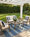 Urban Oasis Rugs Collection Area Rug -  District (Blue) Rectangle Blue  lifestyle 16