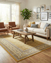 Soho Elegance Collection Area Rug -  Mercer (Yellow) Rectangle Yellow  lifestyle 23
