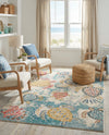 Sorrento Shores Collection Area Rug -  Massa Rectangle Beige  lifestyle 5