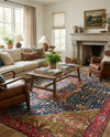 Patio Heritage Collection Area Rug -  Sanctuary Rectangle Multi  lifestyle 50