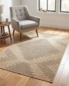 Sahara Sands Collection Area Rug -  Merimde Rectangle Natural  lifestyle 32