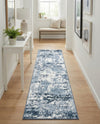 Luminara Sands Collection Area Rug - Elysium (Vintage Blue) Runner Vintage Blue  lifestyle 68