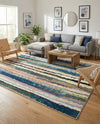 Urban Terrace Collection Area Rug -  Capri Rectangle Multi  lifestyle 10