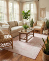 Tribal Terrace Treasures Collection Area Rug -  Incan Isle (Pink) Rectangle Pink  lifestyle 36