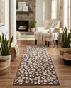 Savannah Escape Collection Area Rug -  Amazon (Brown) Runner Brown  lifestyle 20
