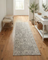 Seville Stripes Collection Area Rug -  Granada (Gray) Runner Gray  lifestyle 66