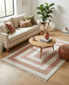 Sahara Chic Collection Area Rug -  Casablanca Rectangle Pink  lifestyle 51