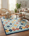 Caribbean Terrace Collection Area Rug -  Tobago Rectangle Ivory  lifestyle 42