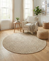 Urban Oasis Rugs Collection Area Rug -  Rooftop (Light Gray) Round Light Gray  lifestyle 46