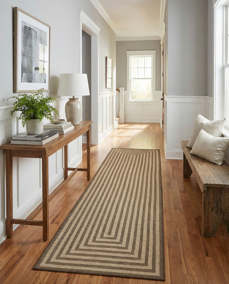 Sahara Sands Collection Area Rug -  Abydos Runner Natural and Brown  lifestyle 33