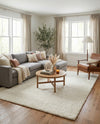 Plush Oasis Collection Area Rug - Serenity (Snow White) Rectangle Snow White  lifestyle 6