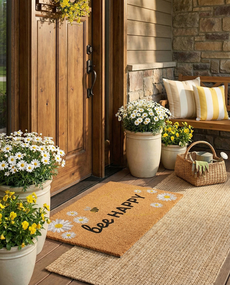 Threshold Welcome Collection Area Rug -  Arcade Rectangle Natural  lifestyle 4