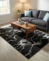 Brighton Terrace Collection Area Rug -  Aldrington Rectangle Navy Blue  lifestyle 26