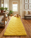 Plush Oasis Collection Area Rug - Serenity (Tuscan Sun Yellow) Runner Tuscan Sun Yellow  lifestyle 33