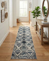 Marrakech Mosaic Collection Area Rug -  Atlas Runner Blue Gray  lifestyle 54