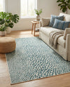 Urban Oasis Rugs Collection Area Rug -  Terrace (Teal) Rectangle Teal  lifestyle 24