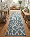 Coastal Terrace Collection Area Rug -  Tidepool Runner Blue  lifestyle 40