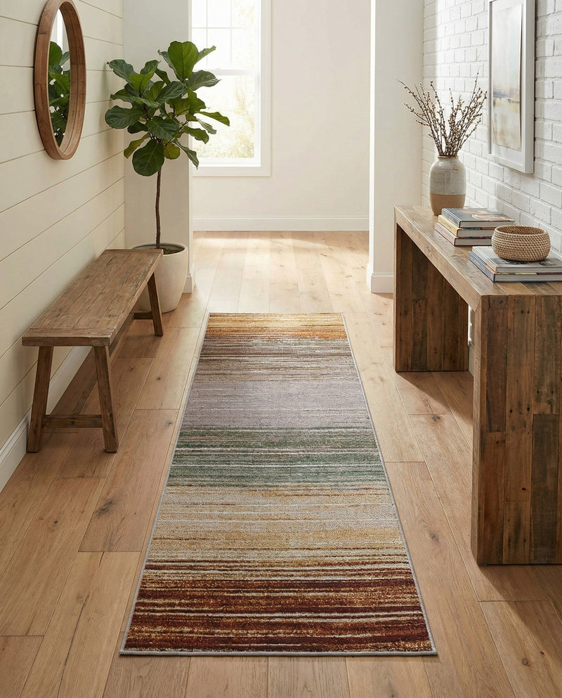 Urban Terrace Collection Area Rug -  Corsica Runner Multi  lifestyle 47