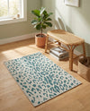 Savannah Escape Collection Area Rug - Serengeti Rectangle Teal  lifestyle 59