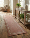 Terrace Fringe Collection Area Rug - Veranda (Rust Red) Runner Rust Red  lifestyle 68