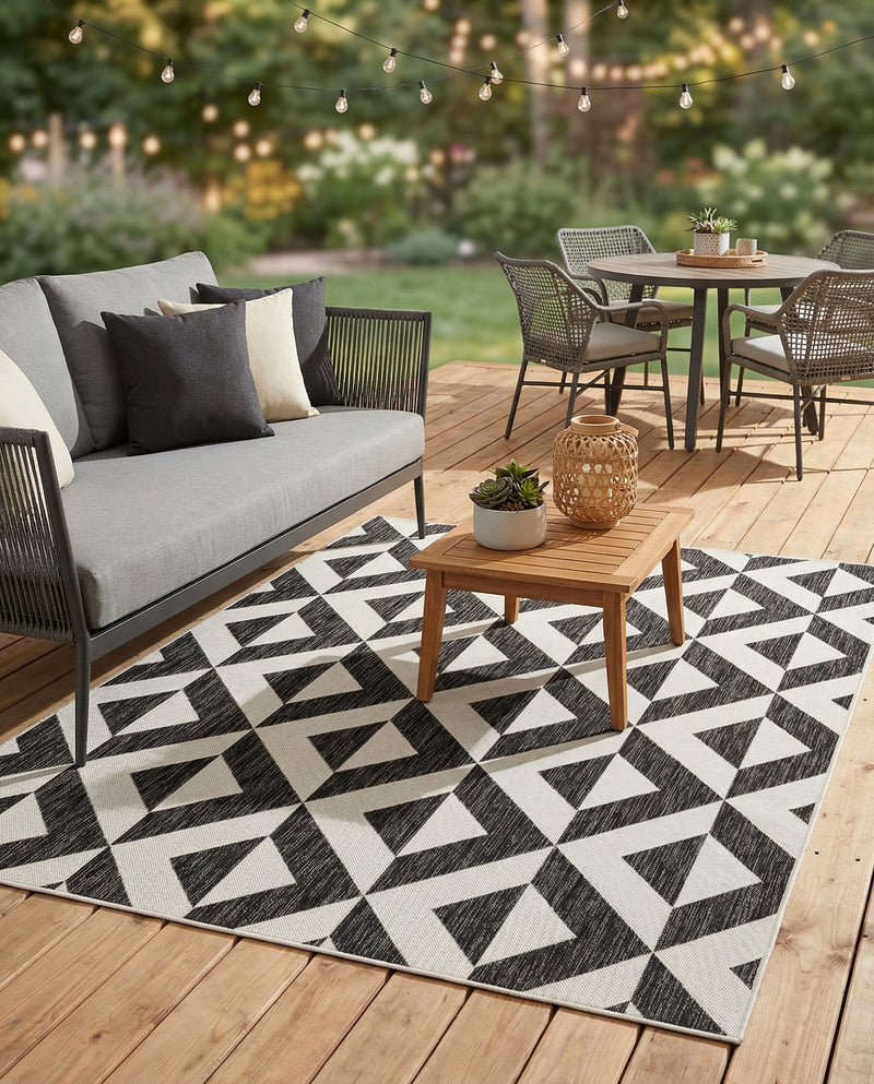 Urban Oasis Rugs Collection Area Rug -  Highrise (Charcoal Gray) Rectangle Charcoal Gray  lifestyle 15