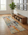 Chromatic Oasis Collection Area Rug -  Fresco Runner Multi  lifestyle 49
