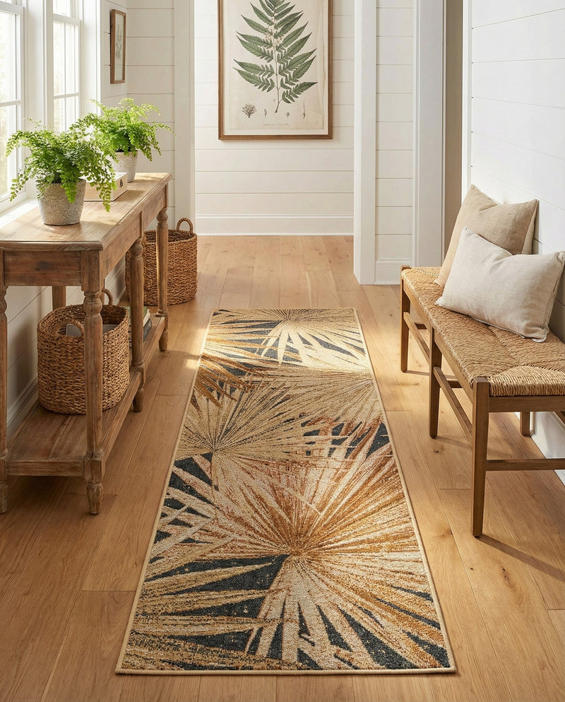 Seaside Blooms Collection Area Rug -  Avalon Runner Multi  lifestyle 71