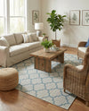 Savannah Pergola Collection Area Rug - Arbor (Gray) Square Gray  lifestyle 54