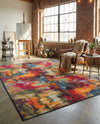 Urban Terrace Collection Area Rug -  Atrium Rectangle Multi  lifestyle 22