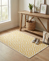 Urban Oasis Rugs Collection Area Rug -  Rooftop (Yellow Ivory) Rectangle Yellow Ivory  lifestyle 22