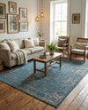 Riviera Elegance Collection Area Rug - Antibes (Blue) Rectangle Blue  lifestyle 21