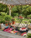 Seaside Blooms Collection Area Rug -  Versailles Rectangle Multi  lifestyle 42