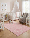 Wonder Tykes Collection Area Rug -  Spectrum Rectangle Pink  lifestyle 48