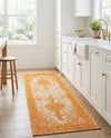 Dover Terrace Collection Area Rug - Marina (Orange) Runner Orange  lifestyle 71