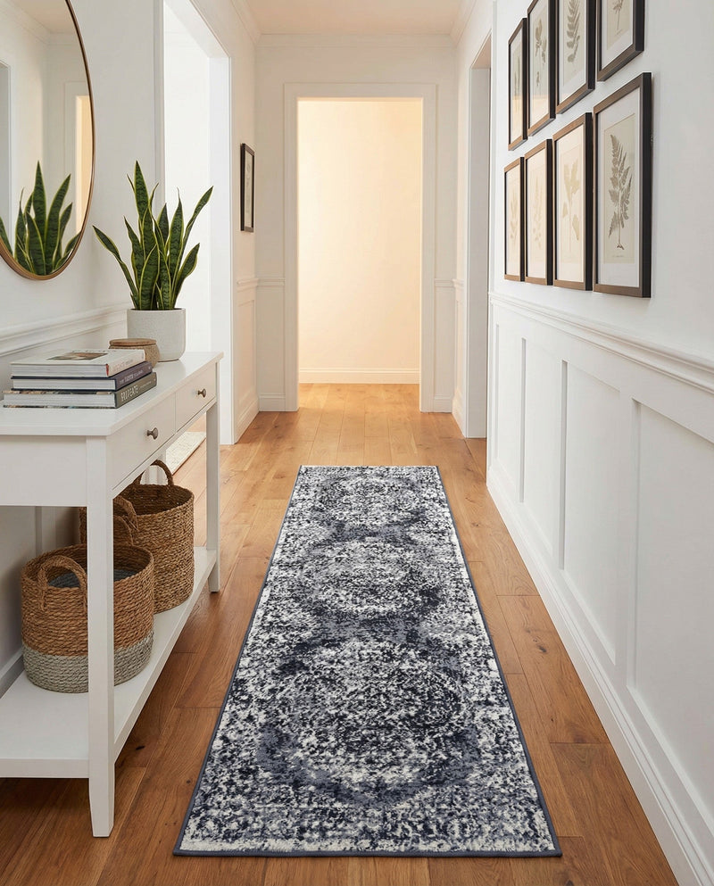 Cambridge Classics Collection Area Rug -  Magdalene (Blue) Runner Blue  lifestyle 41