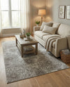 Riviera Elegance Collection Area Rug -  Monaco (Light Gray) Rectangle Light Gray  lifestyle 6