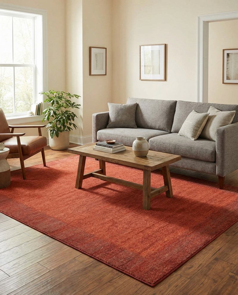 Studio Haven Collection Area Rug -  Conservatory (Terracotta) Rectangle Terracotta  lifestyle 14