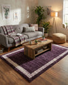 Studio Haven Collection Area Rug -  Alcove (Violet) Rectangle Violet  lifestyle 13