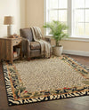 Savannah Sojourn Collection Area Rug -  Moremi Rectangle Cream  lifestyle 11